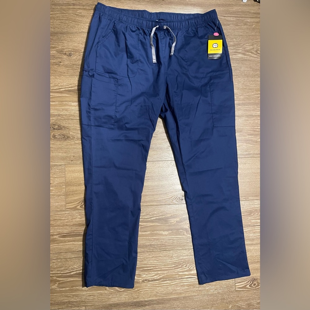 Navy scrub pants